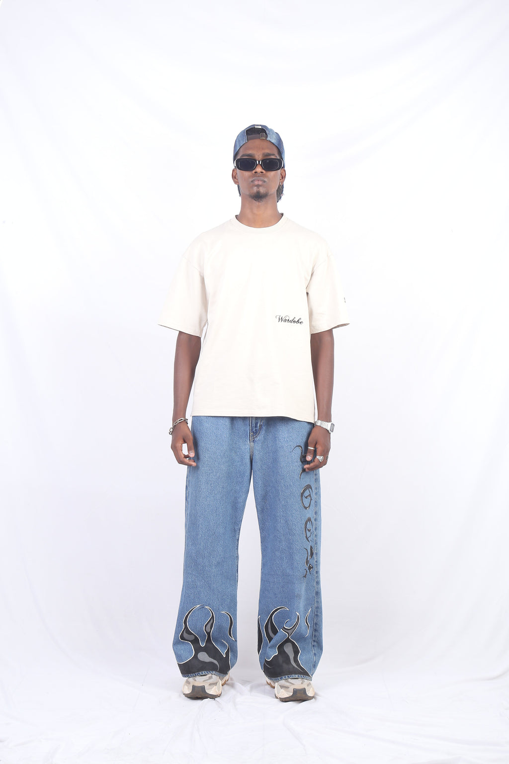 OVERSIZED CREAM PUFF PRINT T-SHIRT (UNISEX)