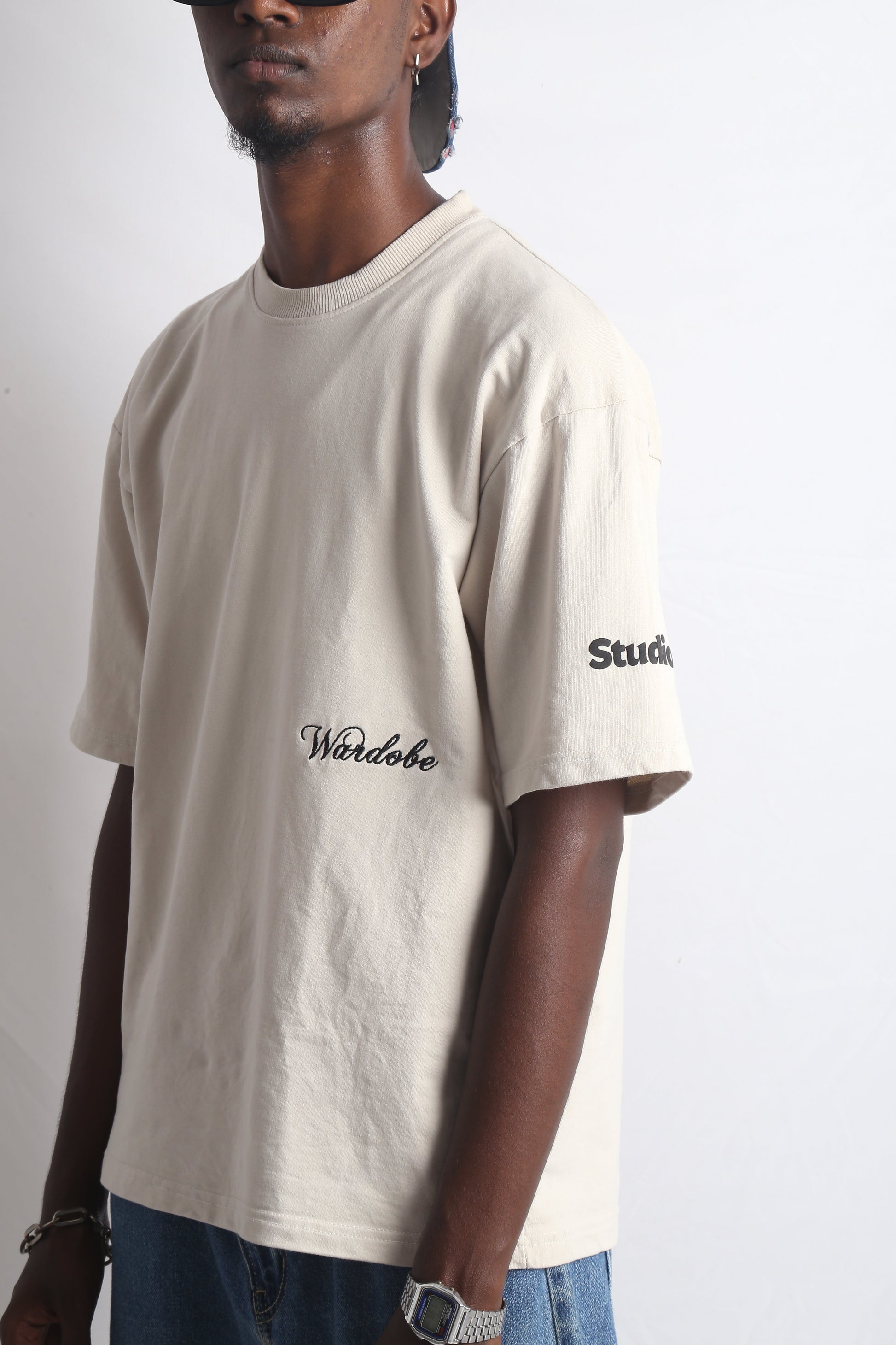 OVERSIZED CREAM PUFF PRINT T-SHIRT (UNISEX)